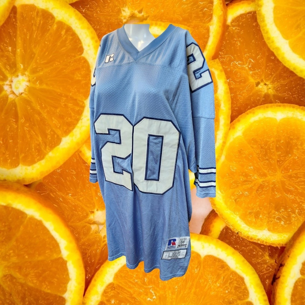 Russell Athletic UNC Natrone Means 20 Collegiate Legends Jersey Blue Size 56